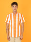 003 - Orange Nautical Stripes