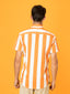 003 - Orange Nautical Stripes